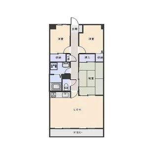 フォレストマンション【2階】の間取り