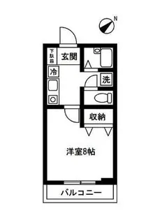 グリーンウエスト【1階】の間取り
