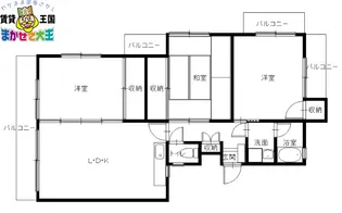 サン・ビレッジ【2階】の間取り