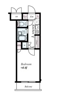 サンテミリオン田園調布南【1階】の間取り