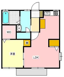 ケンジントンハイツ A【2階】の間取り