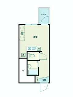 1Kの間取り画像