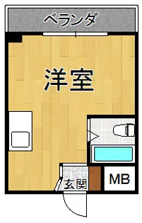 ロイヤルコート西宮門戸【2階】の間取り