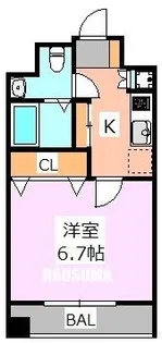 スパシエ田端【9階】の間取り