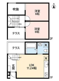 VICOLO A棟【2階】の間取り