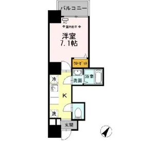 FIELD RISE日本橋 【フィールドライズ日本橋】【5階】の間取り