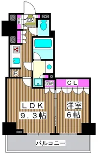 パークアクシス滝野川ラ ブリーズ【7階】の間取り