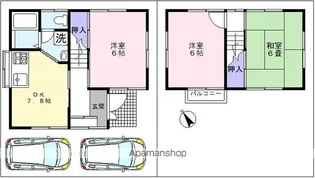 千葉県柏市青葉台2【一戸建】の間取り