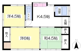 宮城県仙台市若林区南小泉2【一戸建】の間取り
