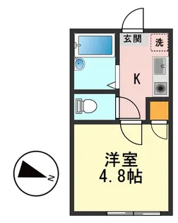東京都江戸川区北小岩2【アパート】の間取り
