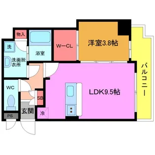 オザリア葛西I【2階】の間取り