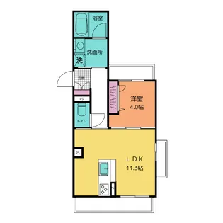 クレスト ヒル【3階】の間取り