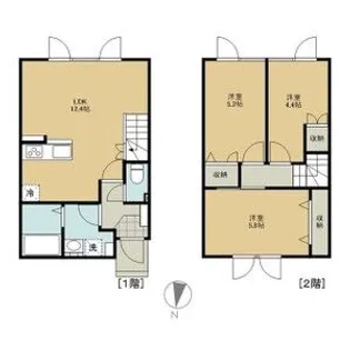 北海道札幌市豊平区月寒西一条8【一戸建】の間取り
