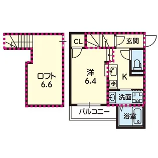ステラ八王寺II【2階】の間取り