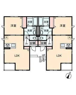 サウス・ウィンドーII【2階】の間取り
