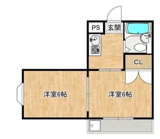 埼玉県所沢市喜多町【マンション】の間取り