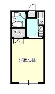 コーポ原【1階】の間取り