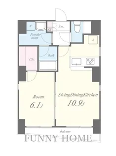 東京都世田谷区経堂1【マンション】の間取り