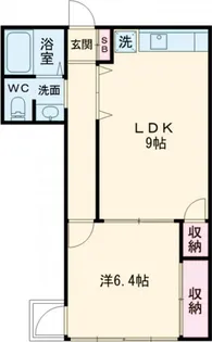 パレスガル【5階】の間取り