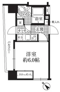 HF銀座レジデンス【2階】の間取り