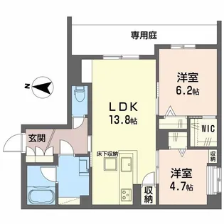 大阪府豊中市立花町1【マンション】の間取り
