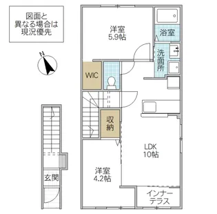 patrie【2階】の間取り
