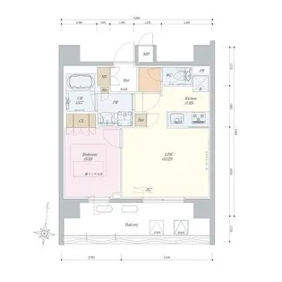 リーラ中野【11階】の間取り