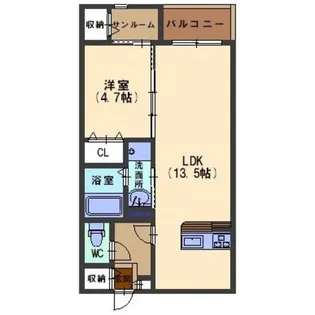 La・Fonte【2階】の間取り