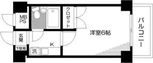 日神パレステージ新宿御苑【3階】の間取り