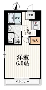 グリーンハイツB【1階】の間取り