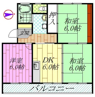 東京都江戸川区南葛西3【マンション】の間取り