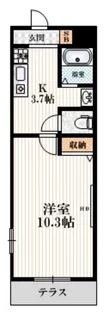東京都新宿区北新宿4【マンション】の間取り