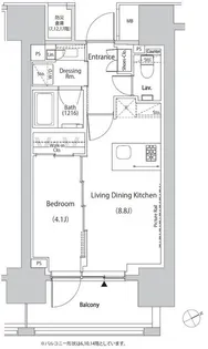 ザ・パークハビオ目白タワー【5階】の間取り