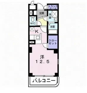 プライド【4階】の間取り
