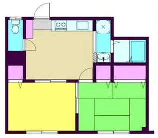 ソレアードMY【2階】の間取り