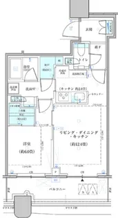 東京都中央区勝どき4【マンション】の間取り