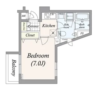 パレステュディオ虎ノ門【8階】の間取り