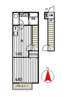 ソレイユカモチ【2階】の間取り