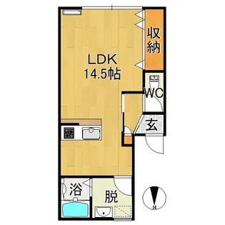 VictorianC【2階】の間取り