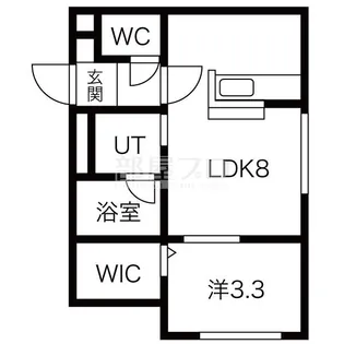 北海道札幌市中央区北五条西22【マンション】の間取り