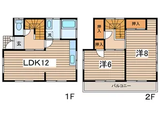 神奈川県横浜市西区藤棚町2【一戸建】の間取り