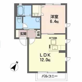 サングリーン鹿野V【1階】の間取り
