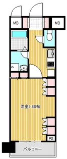 アーレア戸越公園【13階】の間取り