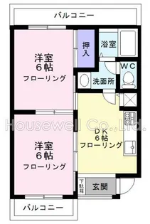 ウエルス日進ハウス【3階】の間取り