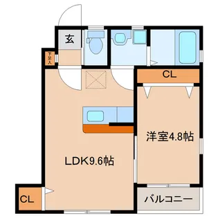 レイウッド蒲町・IV【1階】の間取り