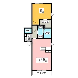 La Rondine【2階】の間取り