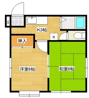 アルティシー平井【2階】の間取り