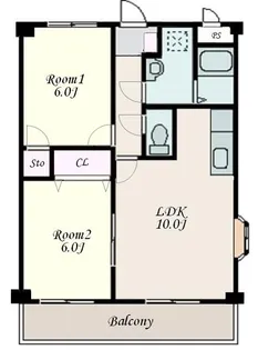 ソフィア蕨【1階】の間取り