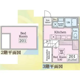 パームルームズ雪の下の間取り