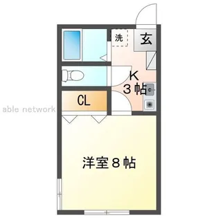 サンロイヤルすみれ野【1階】の間取り